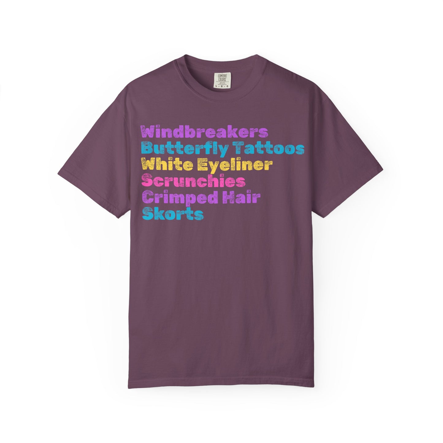 Crimped Hair; 90s Nostalgia for the 90s Girl; Unisex Garment-Dyed T-shirt