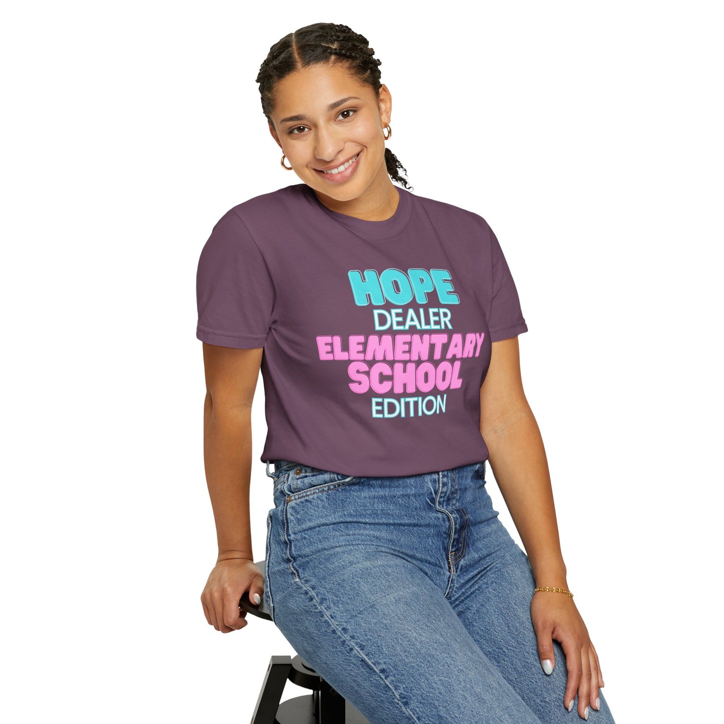 Hope Dealer; Elementary School; Unisex Tee, Casual Wear, Gift for Students/Teachers, Trendy T-Shirt, Back to School Apparel