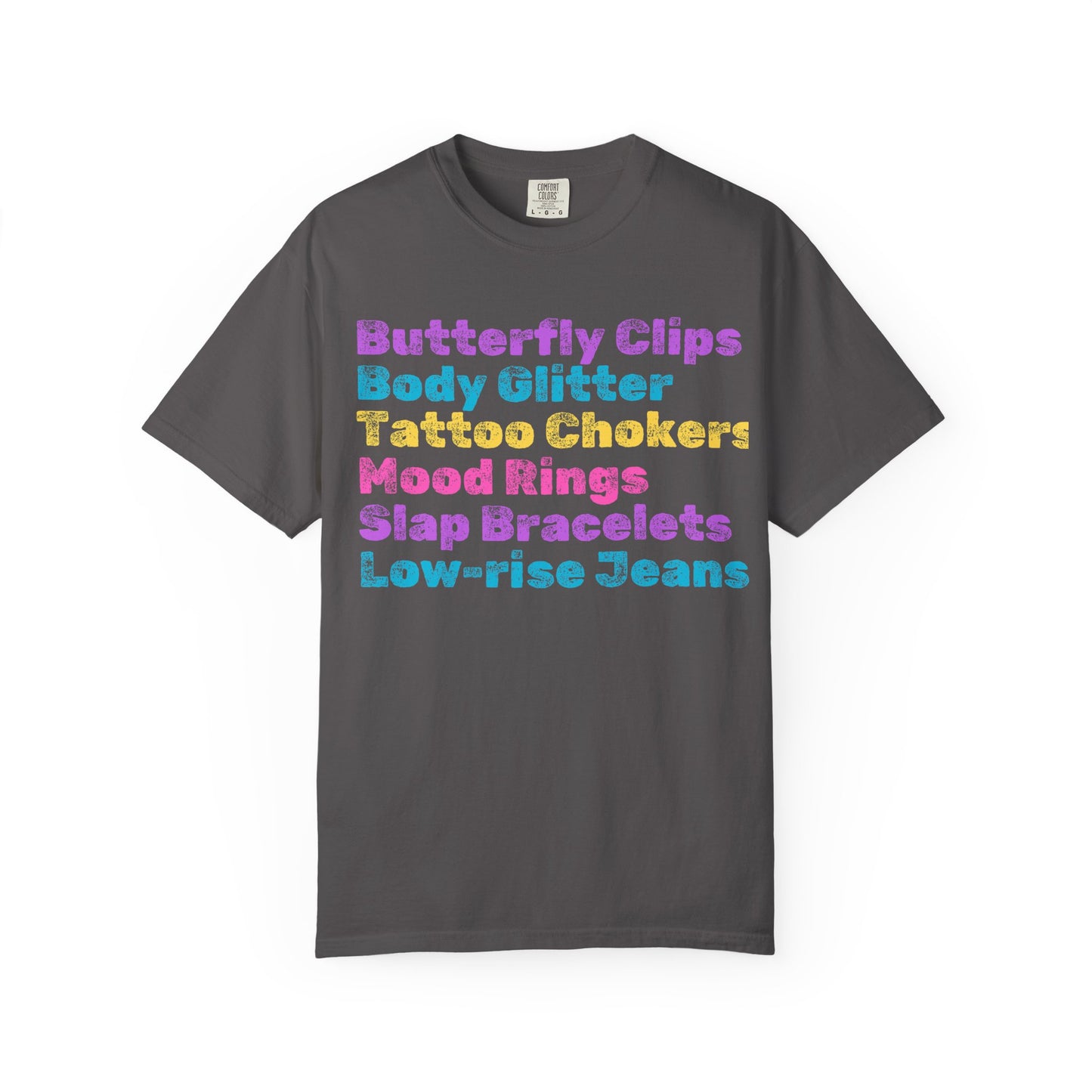 Butterfly Clips; 90s Nostalgia for the 90s Girl; Unisex Garment-Dyed T-shirt
