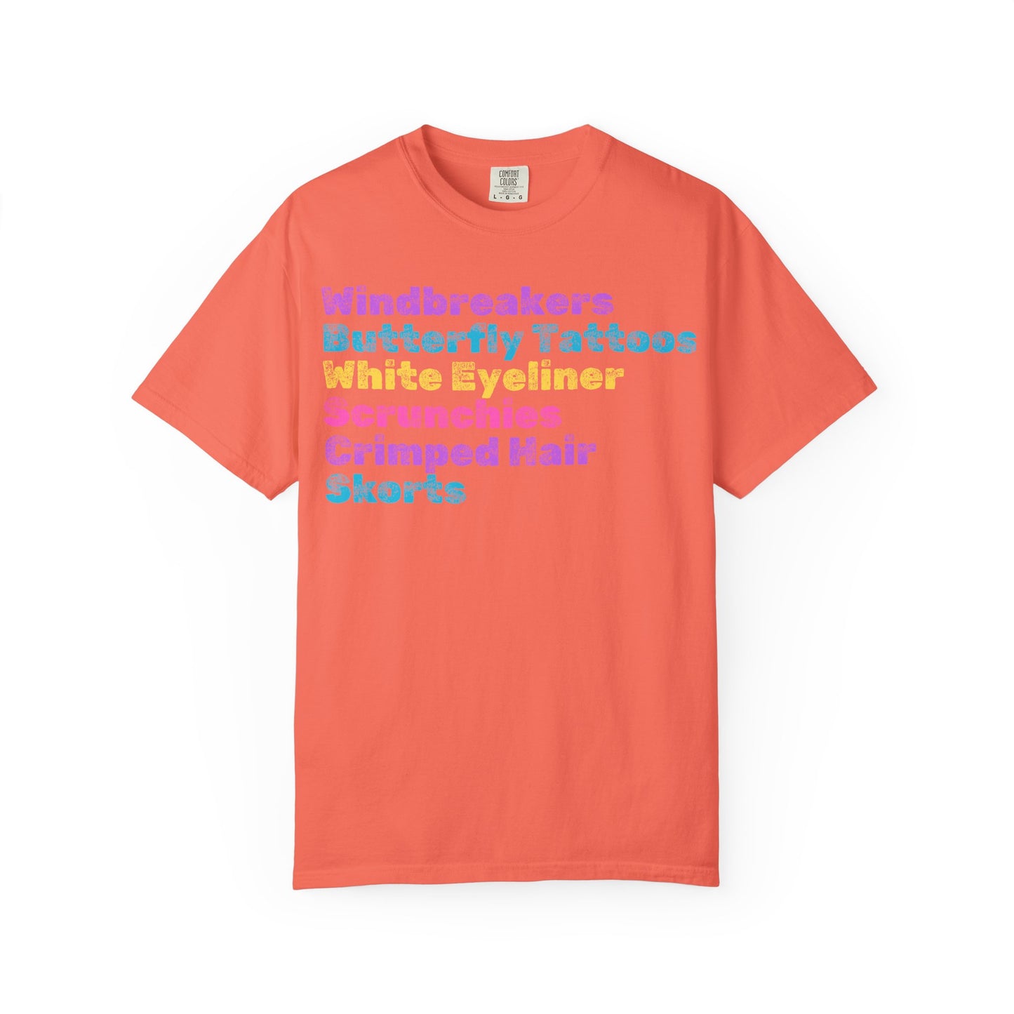 Crimped Hair; 90s Nostalgia for the 90s Girl; Unisex Garment-Dyed T-shirt
