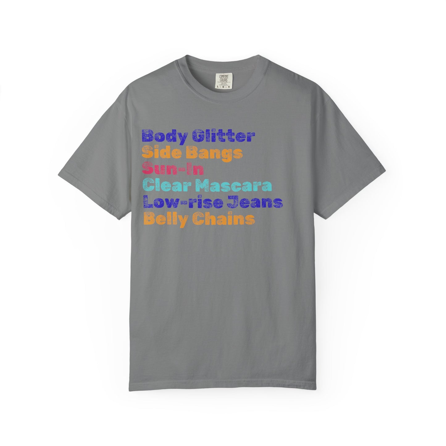 Body Glitter; 2000s Nostalgia for the 2000s Girl; Unisex Garment-Dyed T-shirt