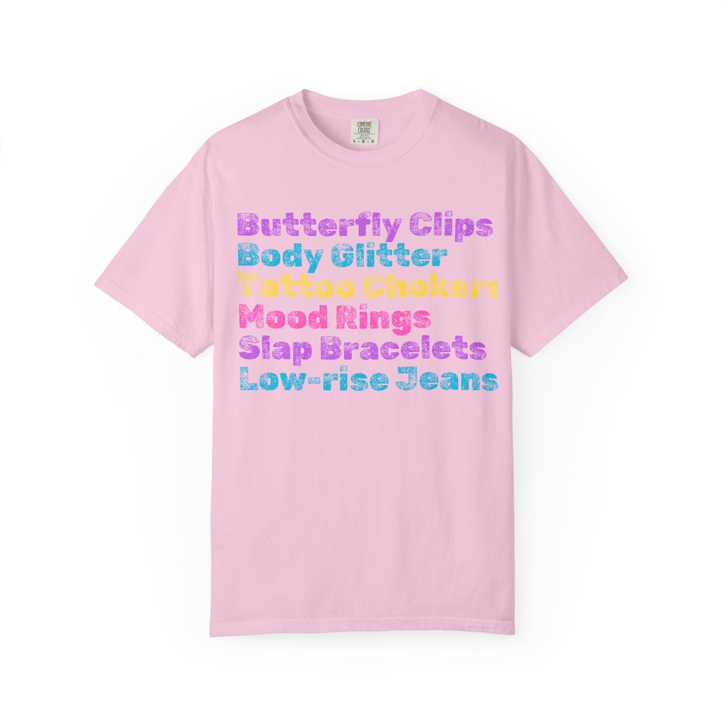 Butterfly Clips; 90s Nostalgia for the 90s Girl; Unisex Garment-Dyed T-shirt