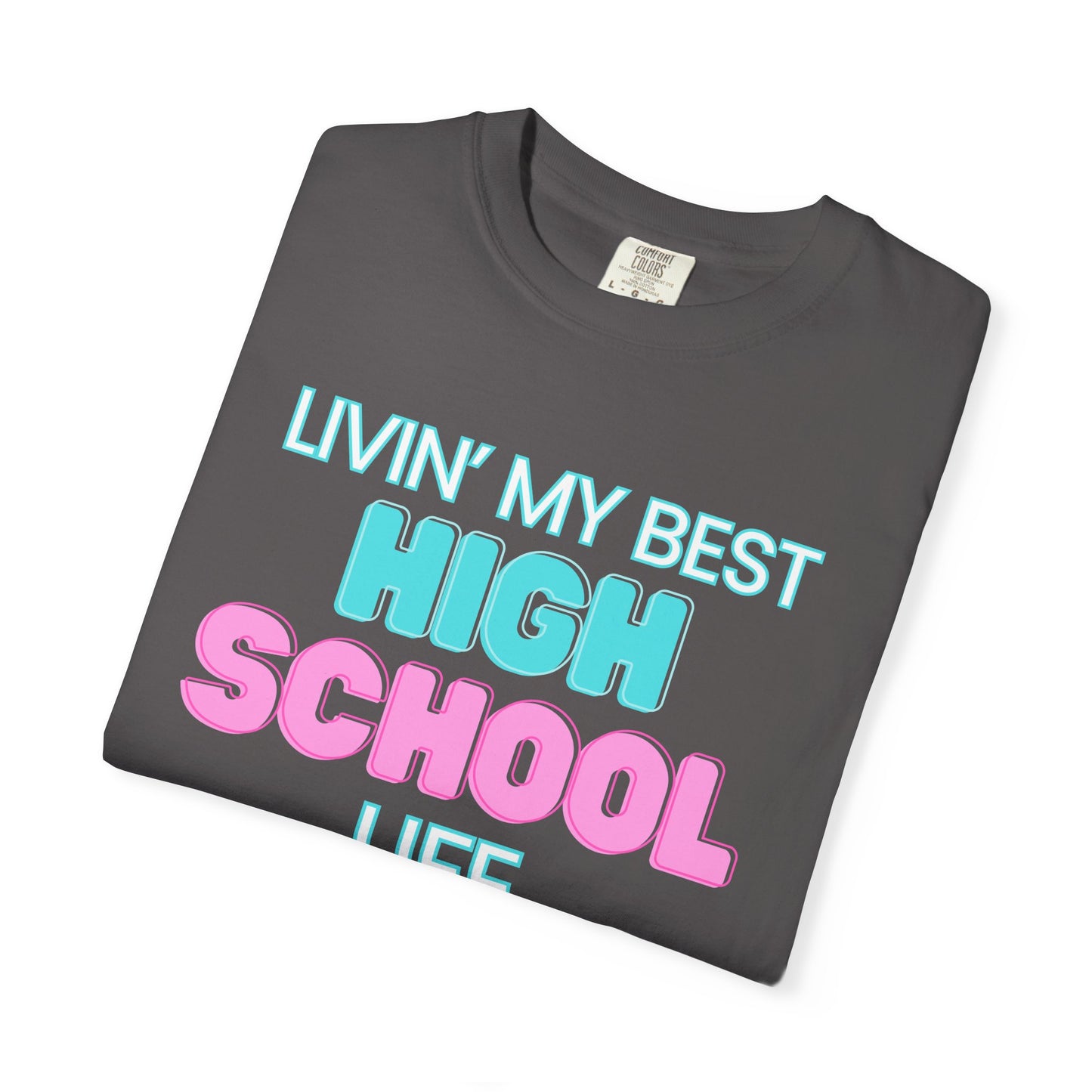 High School Life Unisex Tee, Casual Wear, Gift for Students/Teachers, Trendy T-Shirt, Back to School Apparel