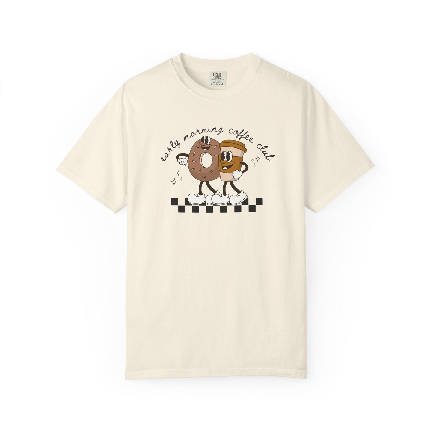 Coffee Friends Vintage Coffee-Themed Unisex T-Shirt, Perfect for Coffee Addicts, Gift for Friends, Trendy Graphic Tee, Casual Everyday Wear