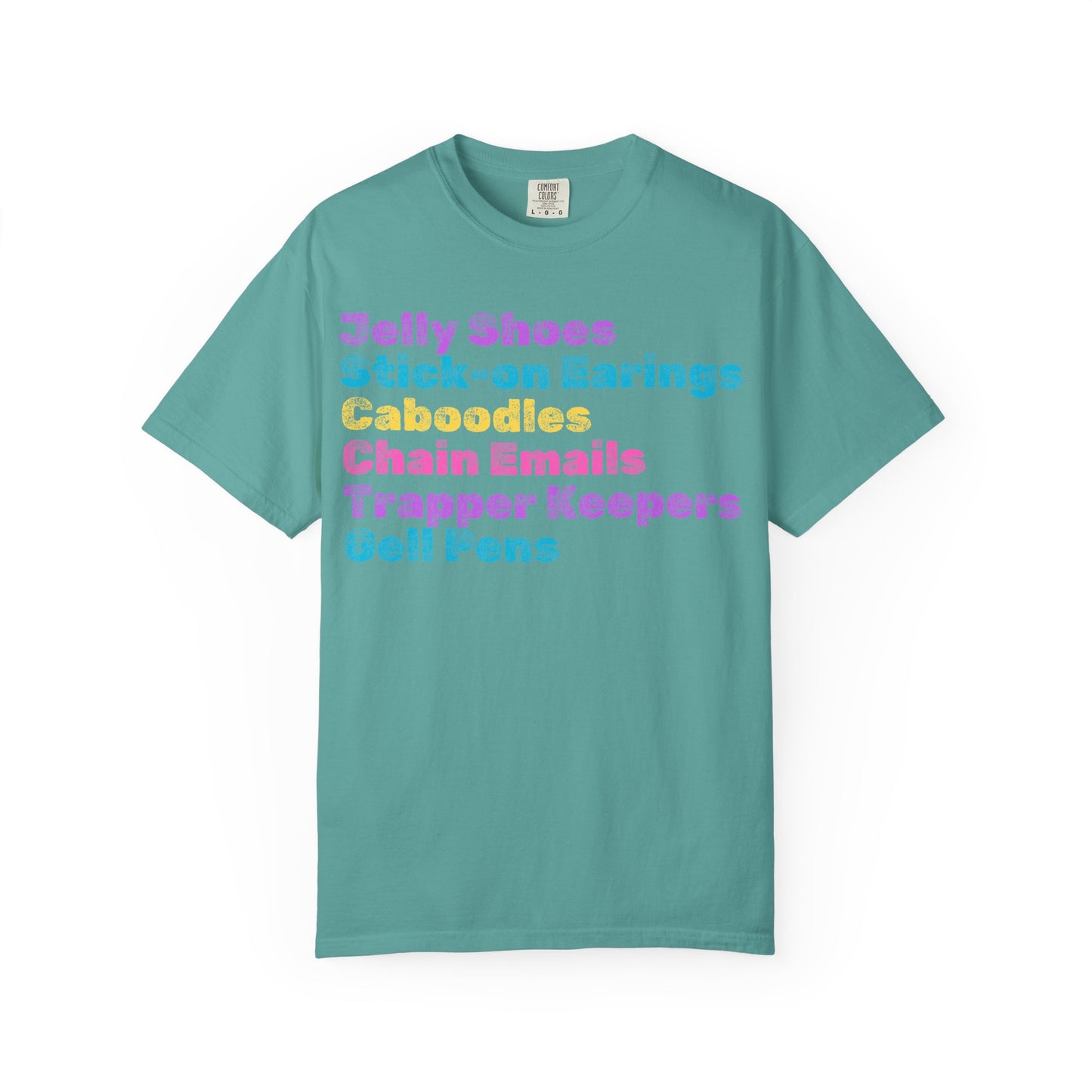 Stick-on Earings; 90s Nostalgia for the 90s Girl; Unisex Garment-Dyed T-shirt