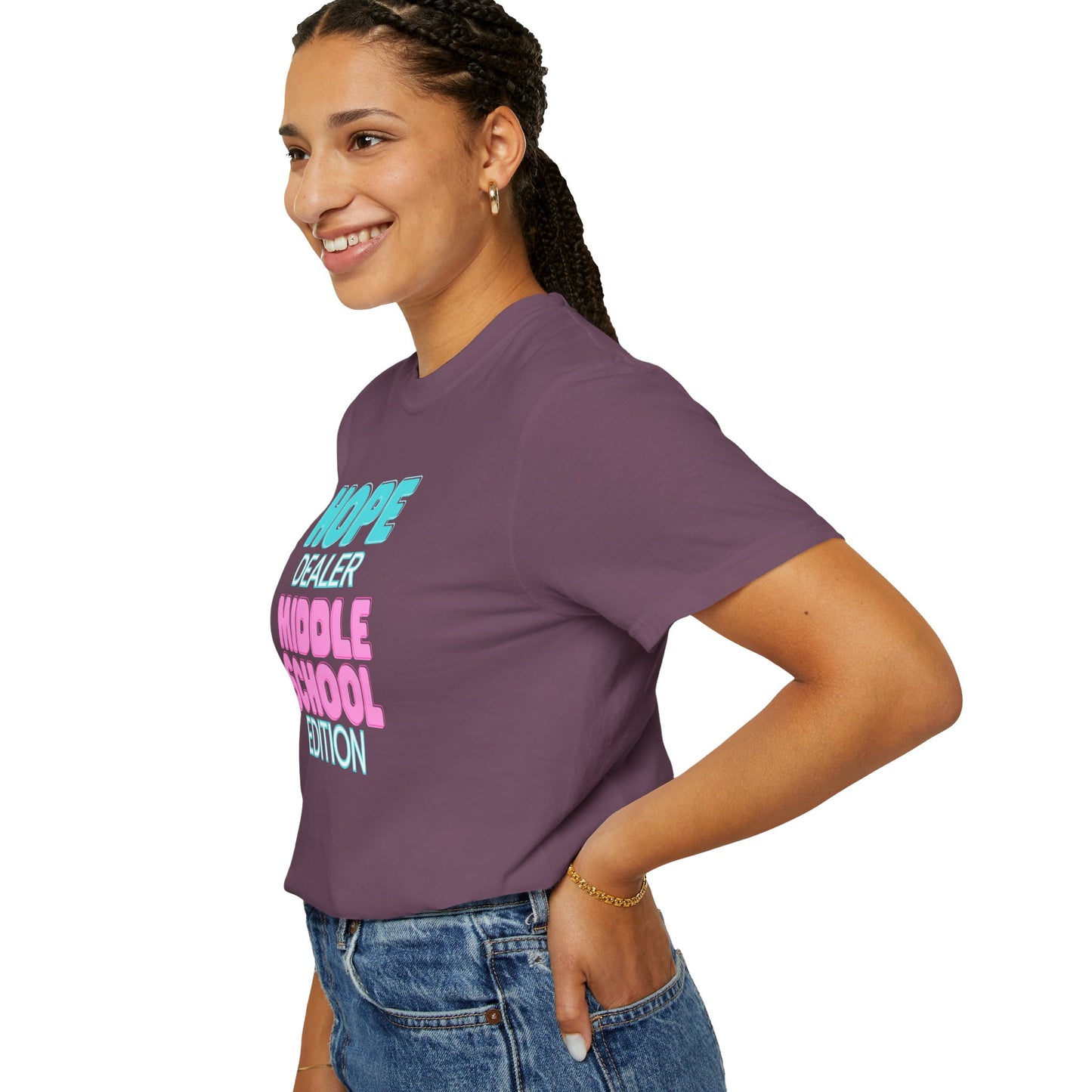 Hope Dealer; Middle School; Unisex Tee, Casual Wear, Gift for Students/Teachers, Trendy T-Shirt, Back to School Apparel