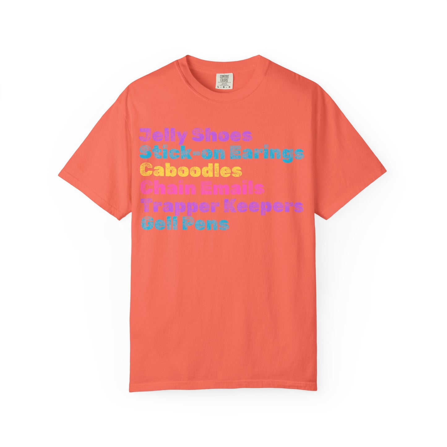 Stick-on Earings; 90s Nostalgia for the 90s Girl; Unisex Garment-Dyed T-shirt