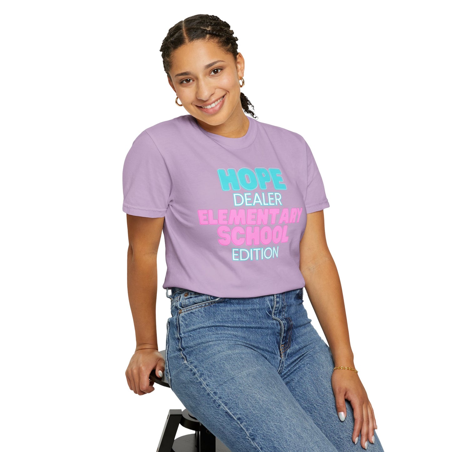 Hope Dealer; Elementary School; Unisex Tee, Casual Wear, Gift for Students/Teachers, Trendy T-Shirt, Back to School Apparel