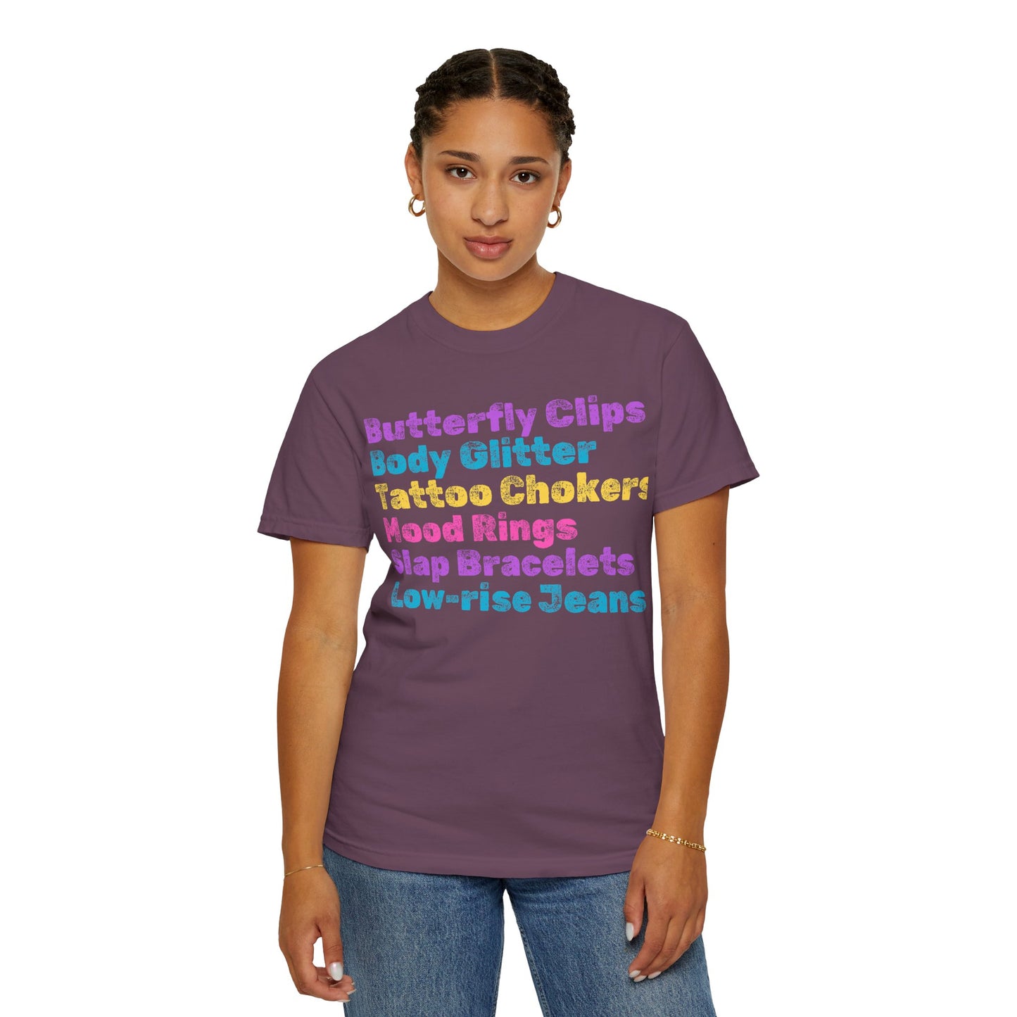 Butterfly Clips; 90s Nostalgia for the 90s Girl; Unisex Garment-Dyed T-shirt
