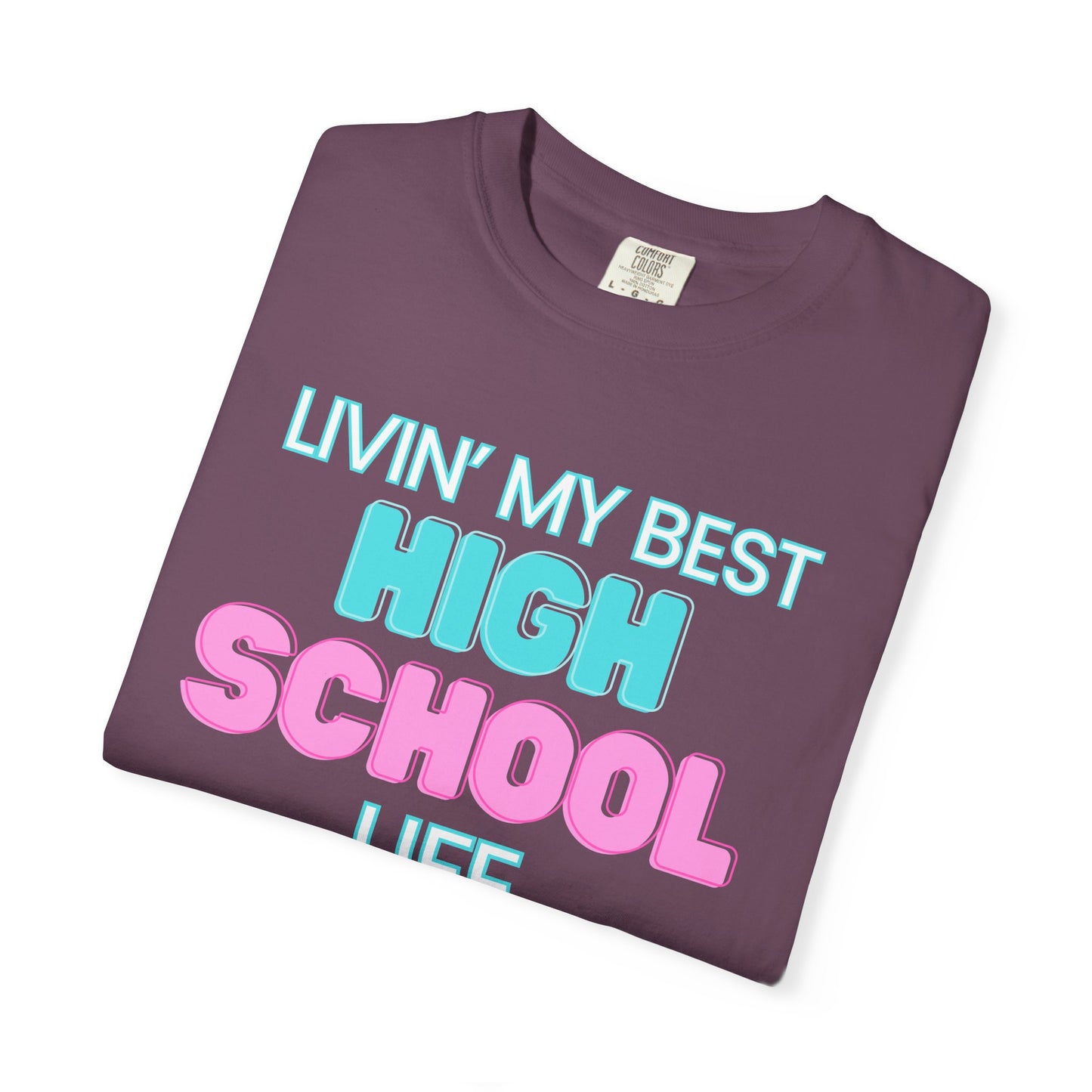 High School Life Unisex Tee, Casual Wear, Gift for Students/Teachers, Trendy T-Shirt, Back to School Apparel