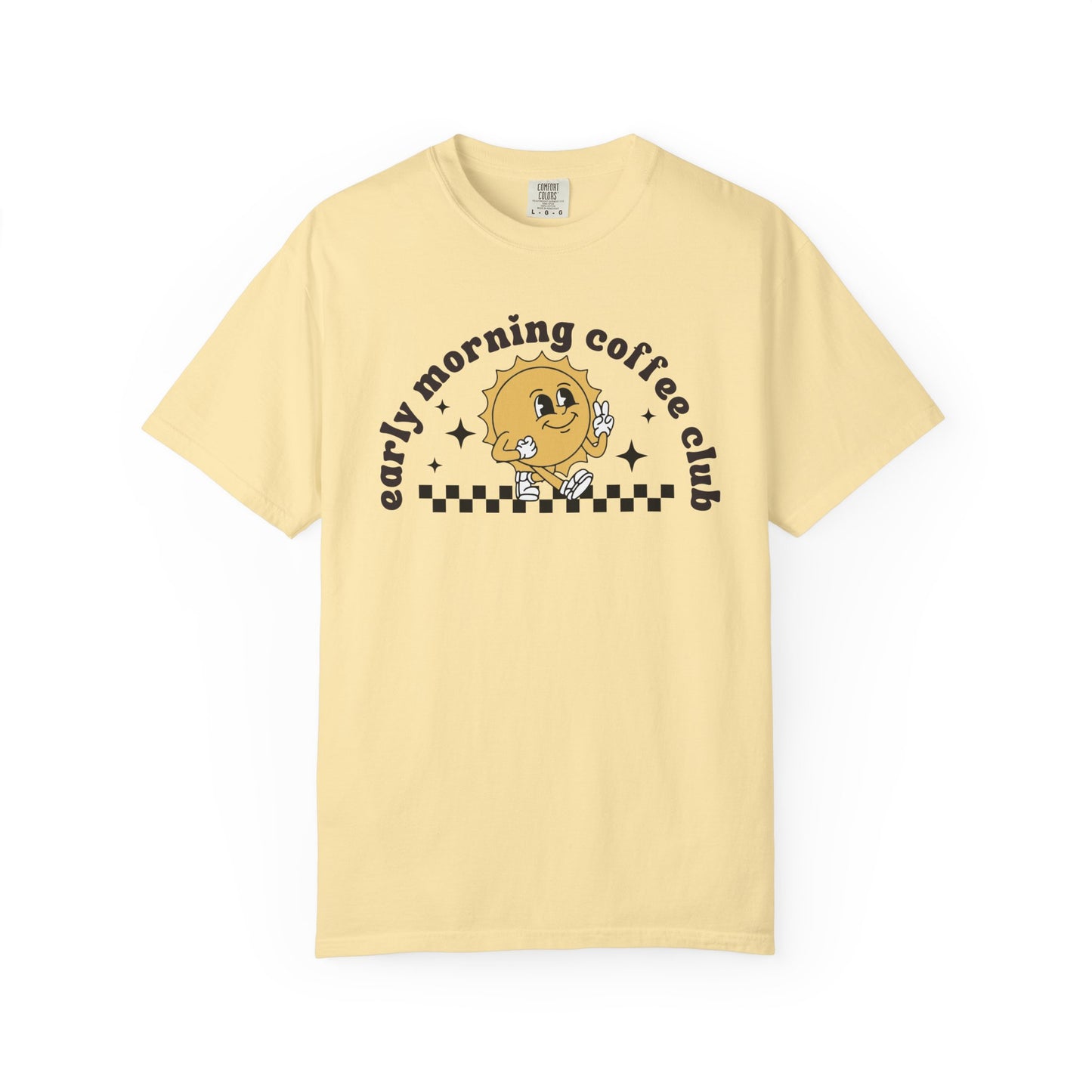 Sunshine Vintage Coffee-Themed Unisex T-Shirt, Perfect for Coffee Addicts, Gift for Friends, Trendy Graphic Tee, Casual Everyday Wear