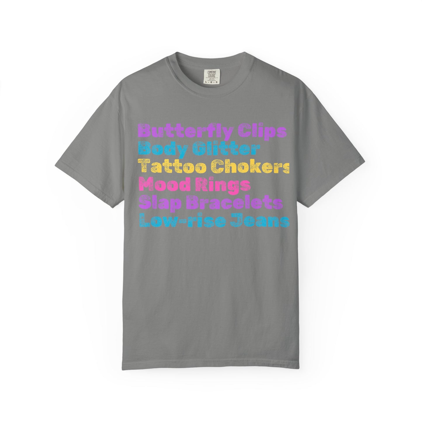 Butterfly Clips; 90s Nostalgia for the 90s Girl; Unisex Garment-Dyed T-shirt