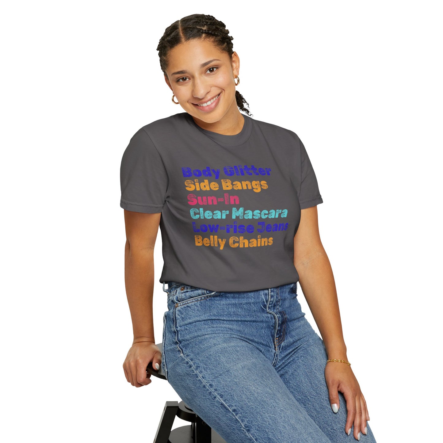 Body Glitter; 2000s Nostalgia for the 2000s Girl; Unisex Garment-Dyed T-shirt