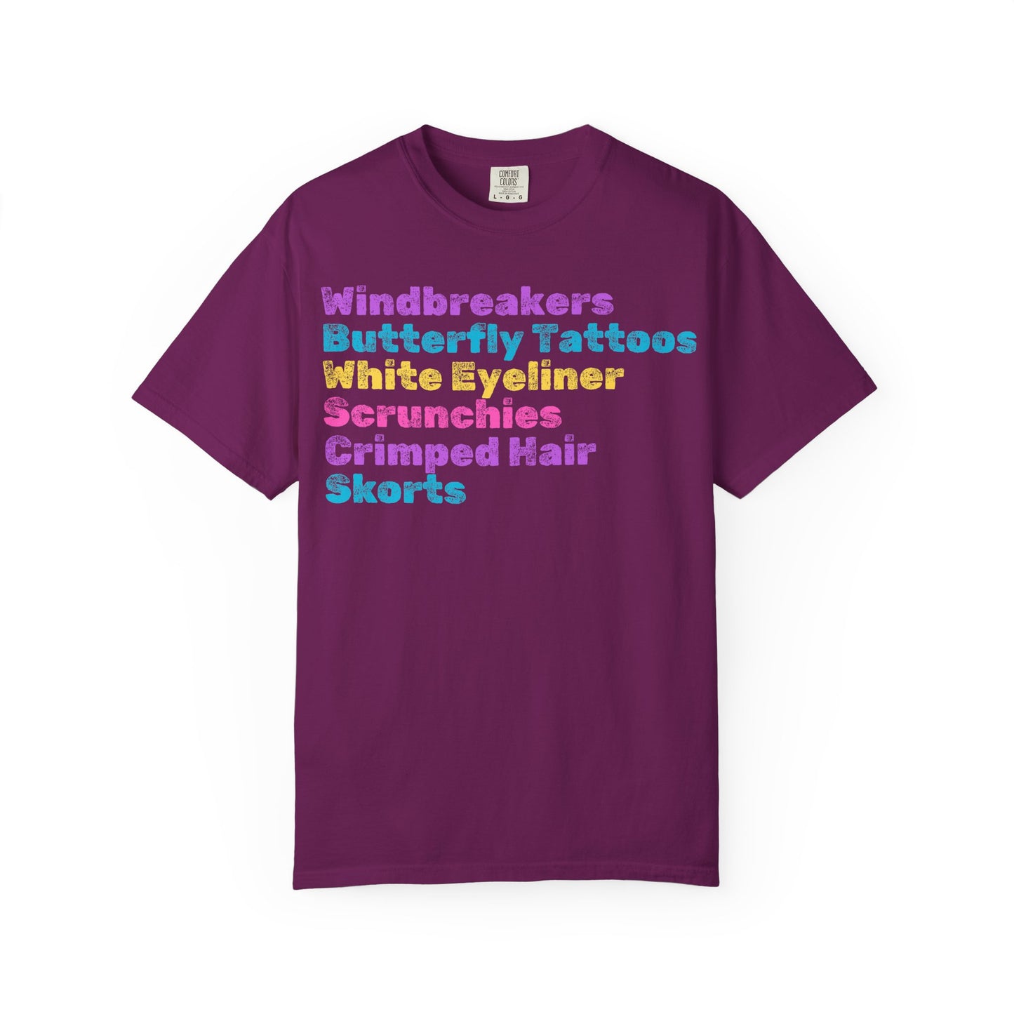 Crimped Hair; 90s Nostalgia for the 90s Girl; Unisex Garment-Dyed T-shirt