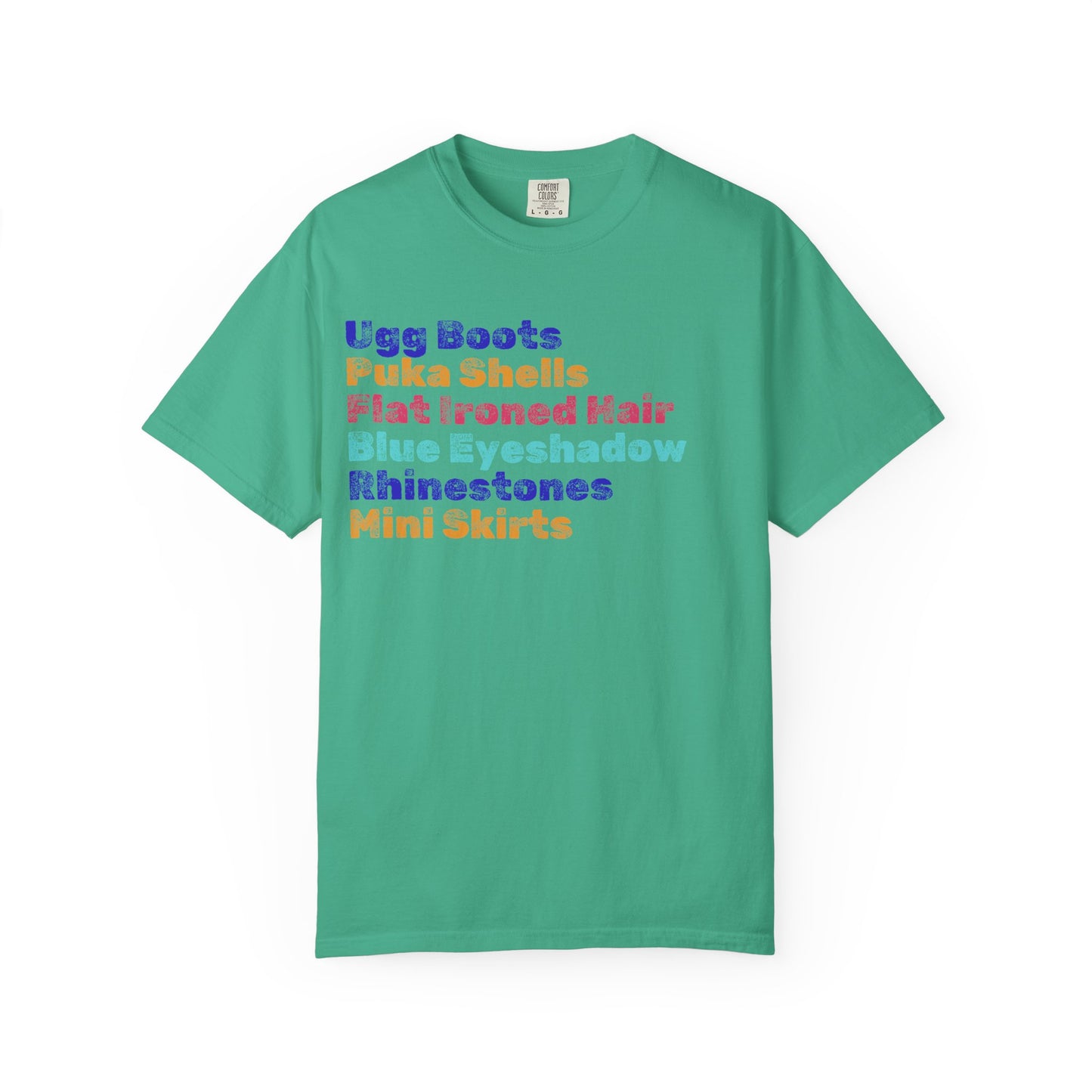 Puka Shells; 2000s Nostalgia for the 2000s Girl; Unisex Garment-Dyed T-shirt