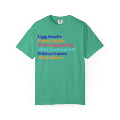 Puka Shells; 2000s Nostalgia for the 2000s Girl; Unisex Garment-Dyed T-shirt