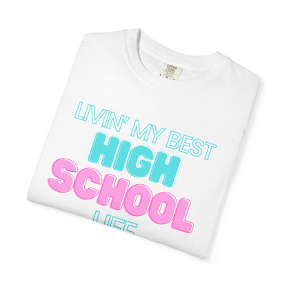 High School Life Unisex Tee, Casual Wear, Gift for Students/Teachers, Trendy T-Shirt, Back to School Apparel