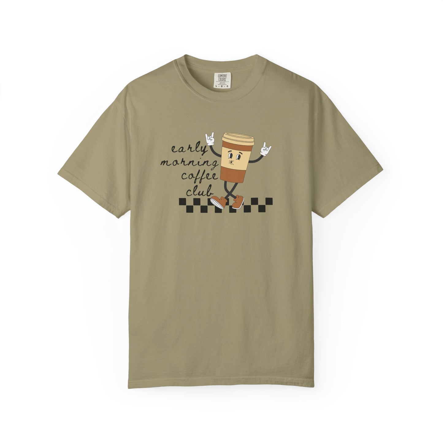 Peace Coffee Vintage Coffee-Themed Unisex T-Shirt, Perfect for Coffee Addicts, Gift for Friends, Trendy Graphic Tee, Casual Everyday Wear