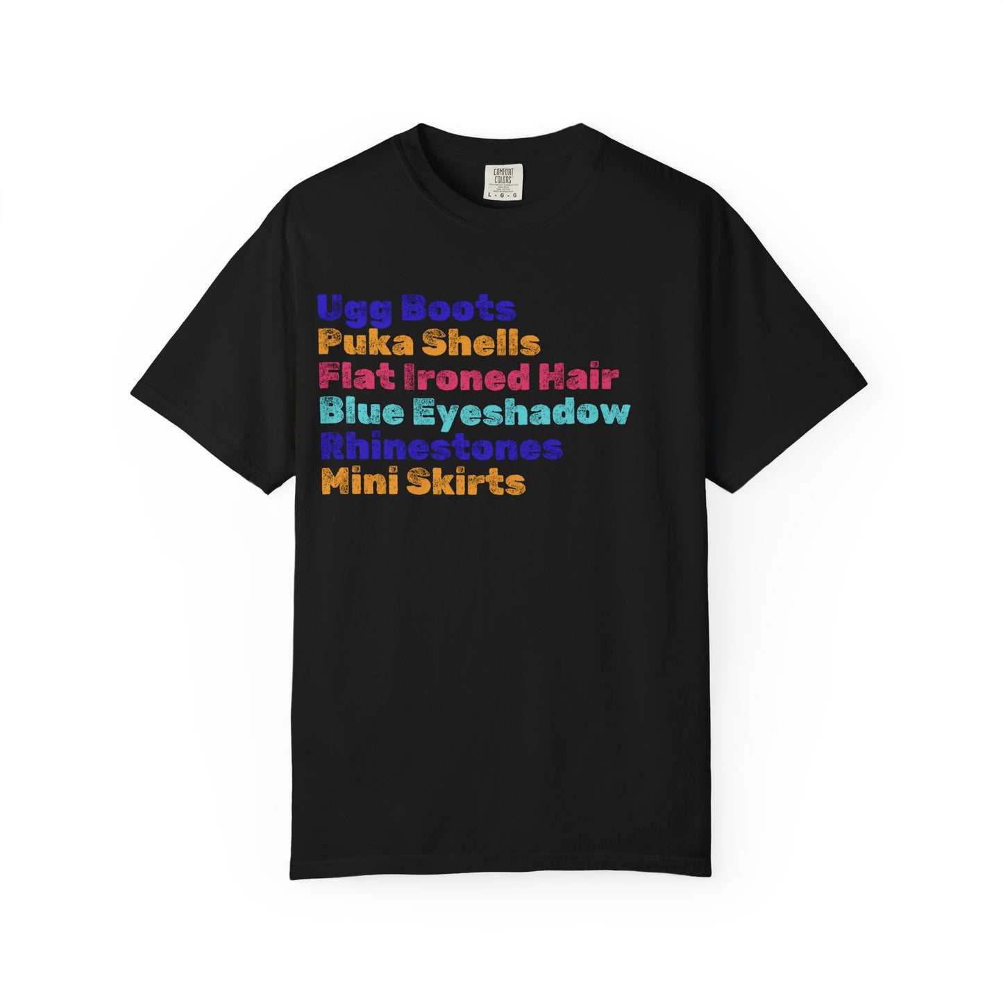 Puka Shells; 2000s Nostalgia for the 2000s Girl; Unisex Garment-Dyed T-shirt