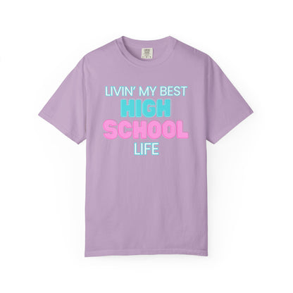 High School Life Unisex Tee, Casual Wear, Gift for Students/Teachers, Trendy T-Shirt, Back to School Apparel