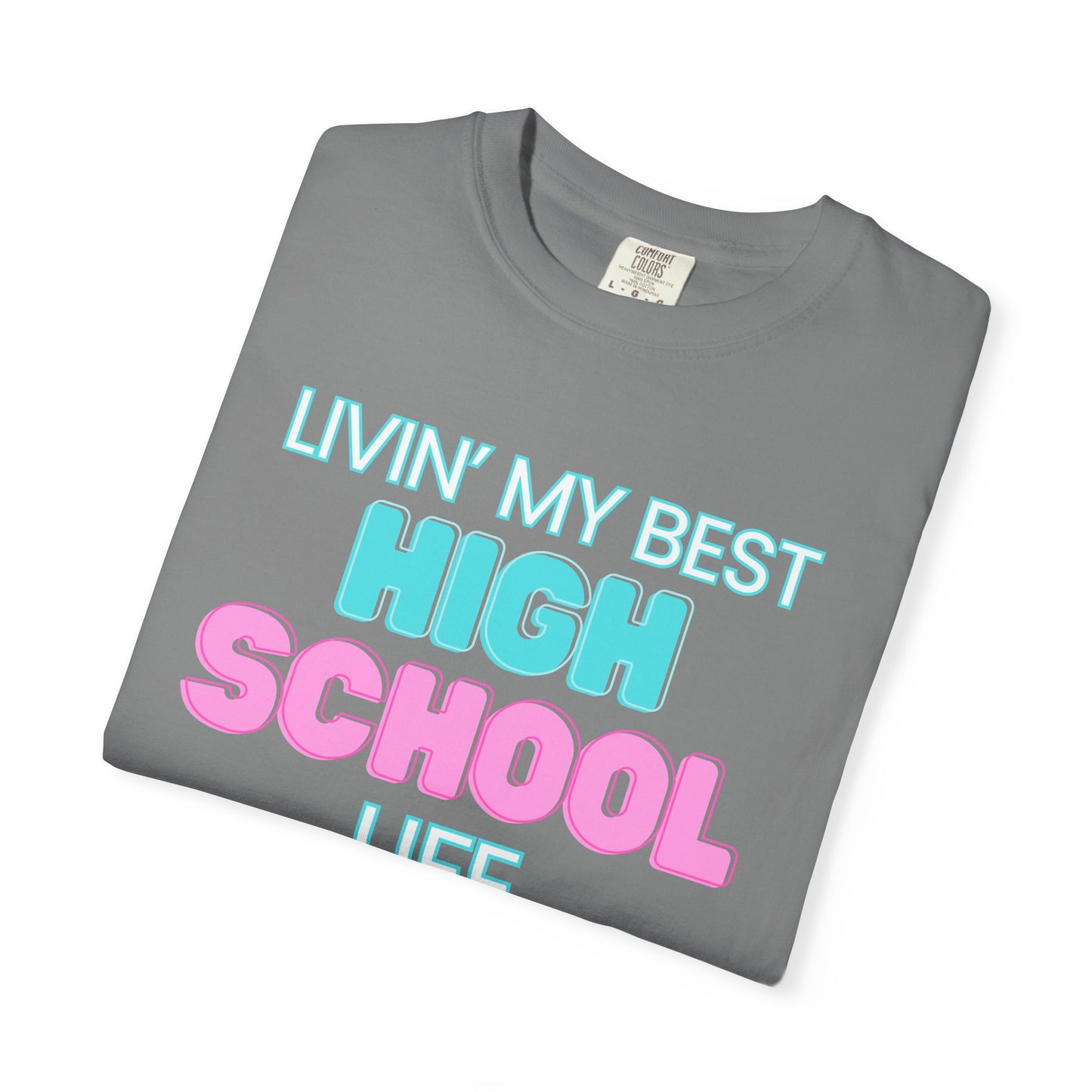 High School Life Unisex Tee, Casual Wear, Gift for Students/Teachers, Trendy T-Shirt, Back to School Apparel