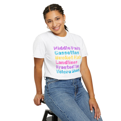 Bucket Hats; 90s Nostalgia for the 90s Girl; Unisex Garment-Dyed T-shirt
