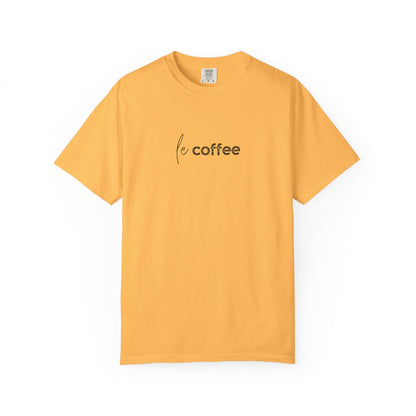 le coffee :: Funny Caffeine Addict Tee :: Caffeine Lover Gift :: Tired Mom Graphic T-shirt :: Real Life Women's Comfort Tee