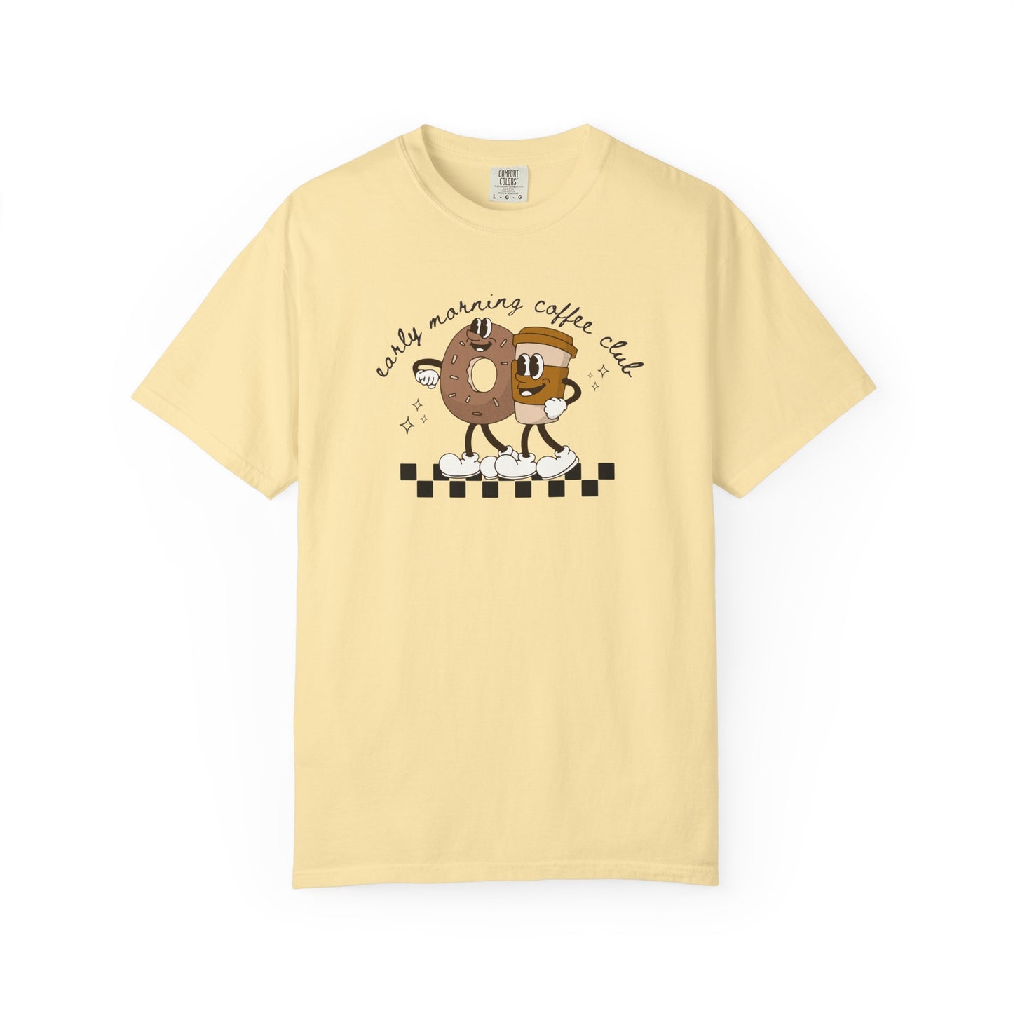 Coffee Friends Vintage Coffee-Themed Unisex T-Shirt, Perfect for Coffee Addicts, Gift for Friends, Trendy Graphic Tee, Casual Everyday Wear