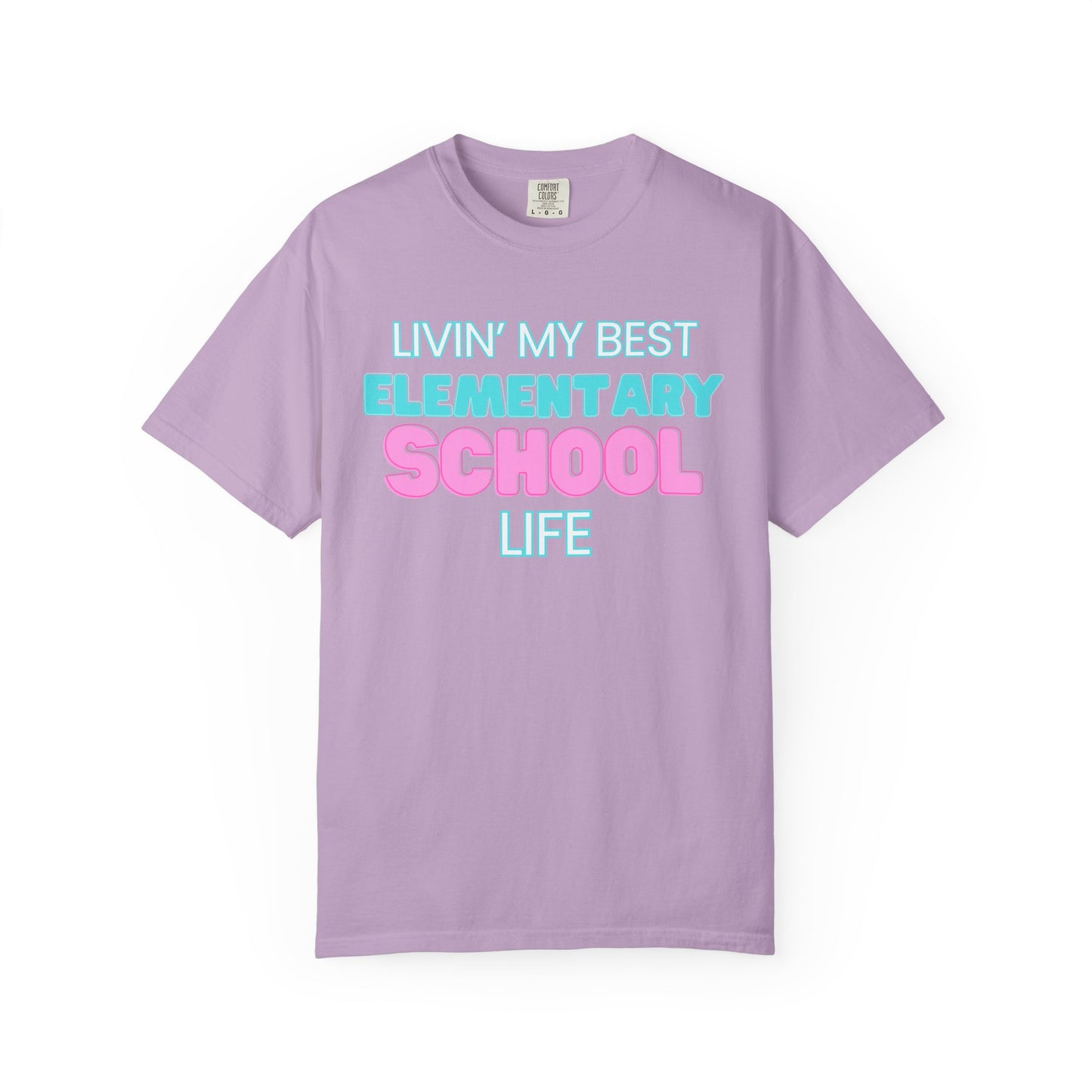 Elementary School Life Unisex Tee, Casual Wear, Gift for Students/Teachers, Trendy T-Shirt, Back to School Apparel