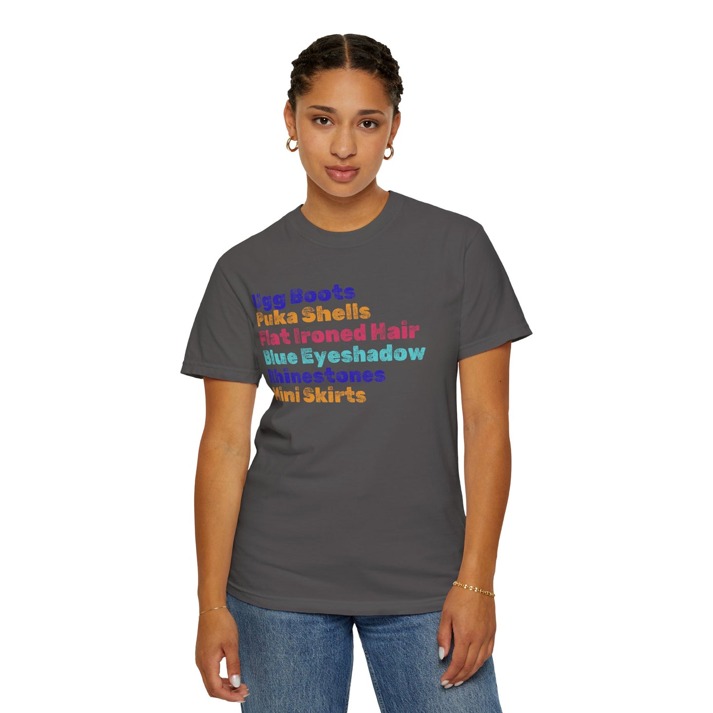 Puka Shells; 2000s Nostalgia for the 2000s Girl; Unisex Garment-Dyed T-shirt