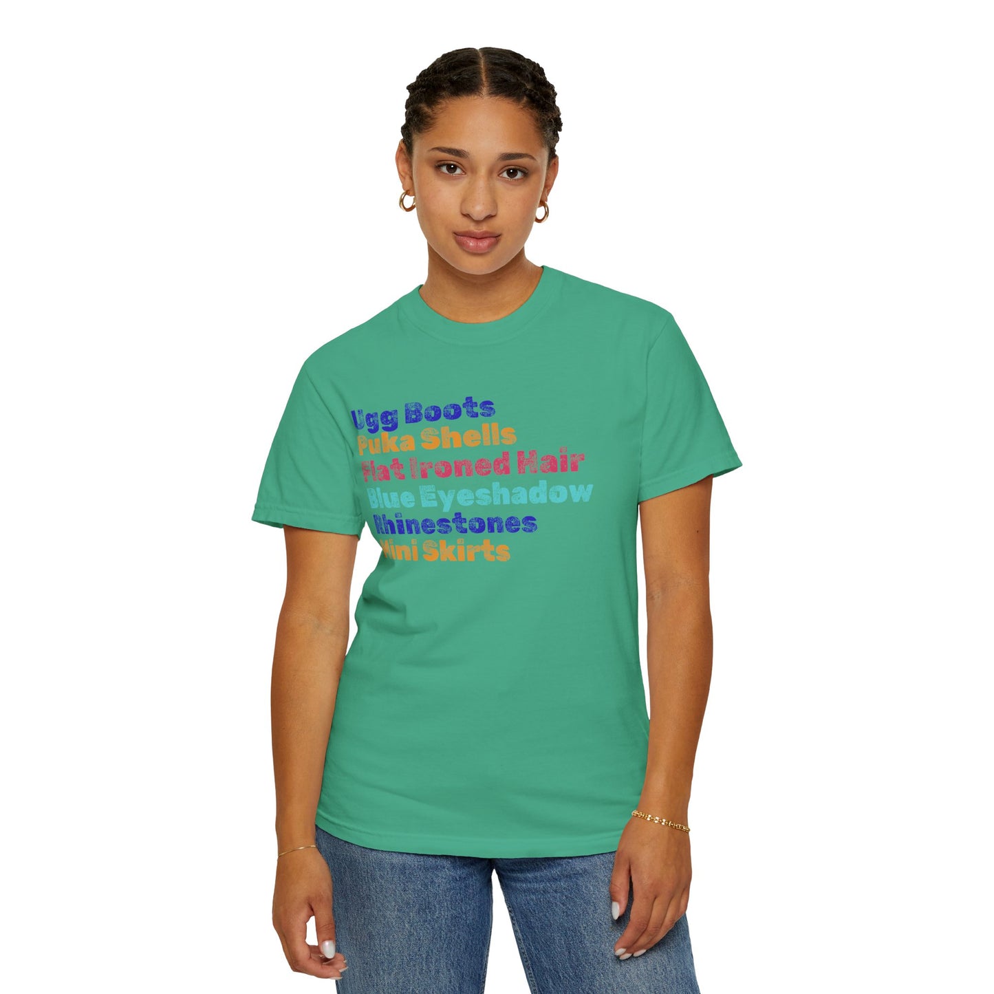Puka Shells; 2000s Nostalgia for the 2000s Girl; Unisex Garment-Dyed T-shirt