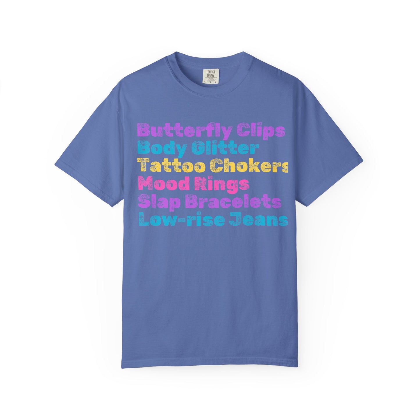 Butterfly Clips; 90s Nostalgia for the 90s Girl; Unisex Garment-Dyed T-shirt