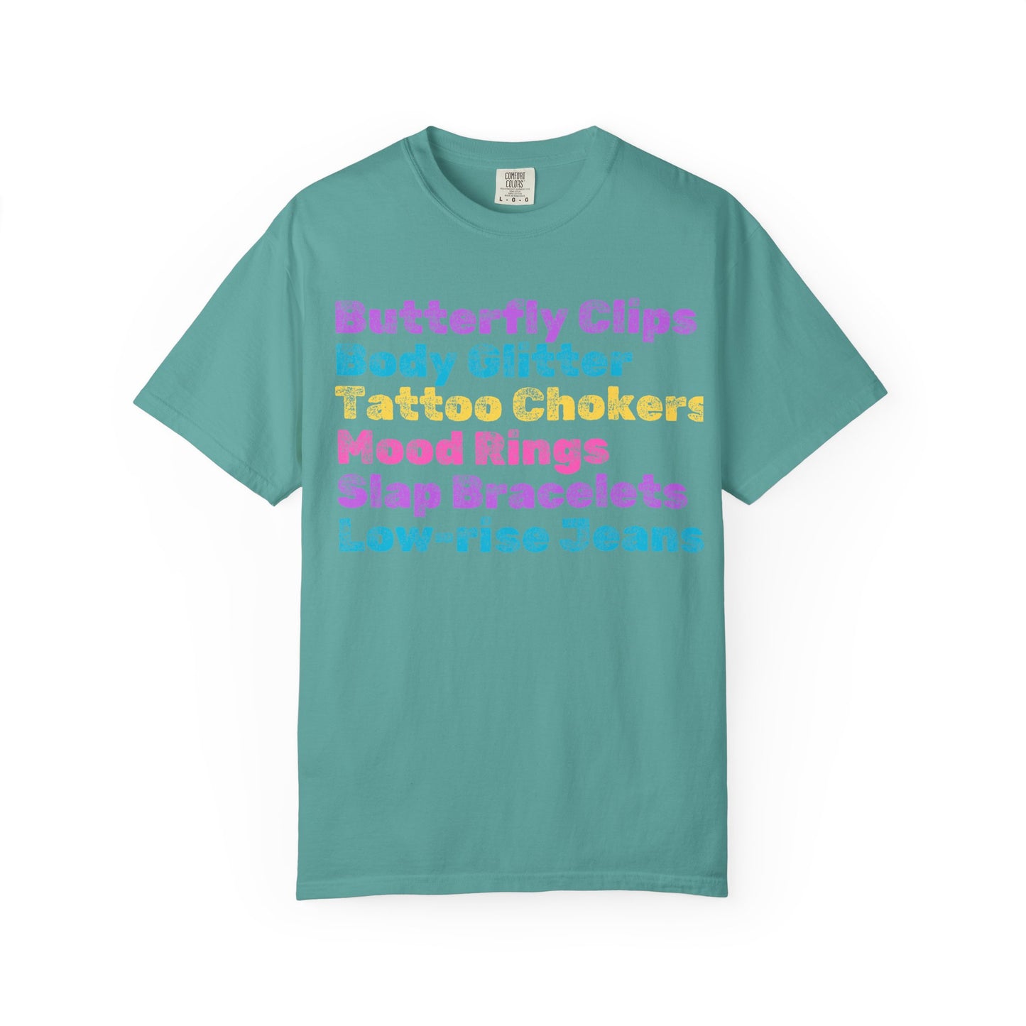 Butterfly Clips; 90s Nostalgia for the 90s Girl; Unisex Garment-Dyed T-shirt
