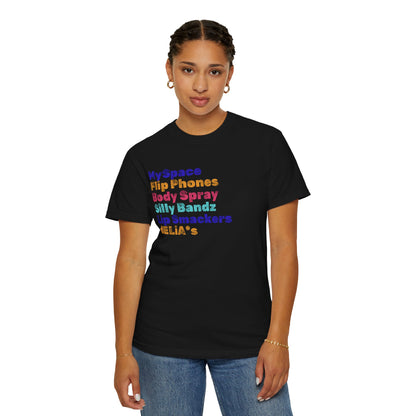 Body Spray; 2000s Nostalgia for the 2000s Girl; Unisex Garment-Dyed T-shirt