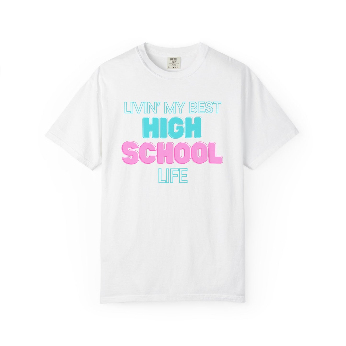 High School Life Unisex Tee, Casual Wear, Gift for Students/Teachers, Trendy T-Shirt, Back to School Apparel