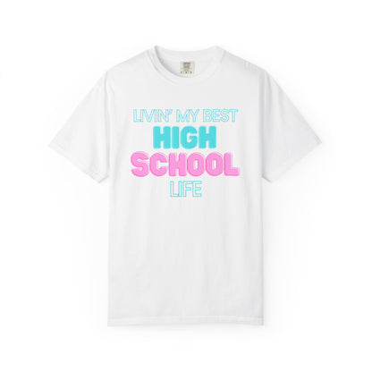 High School Life Unisex Tee, Casual Wear, Gift for Students/Teachers, Trendy T-Shirt, Back to School Apparel