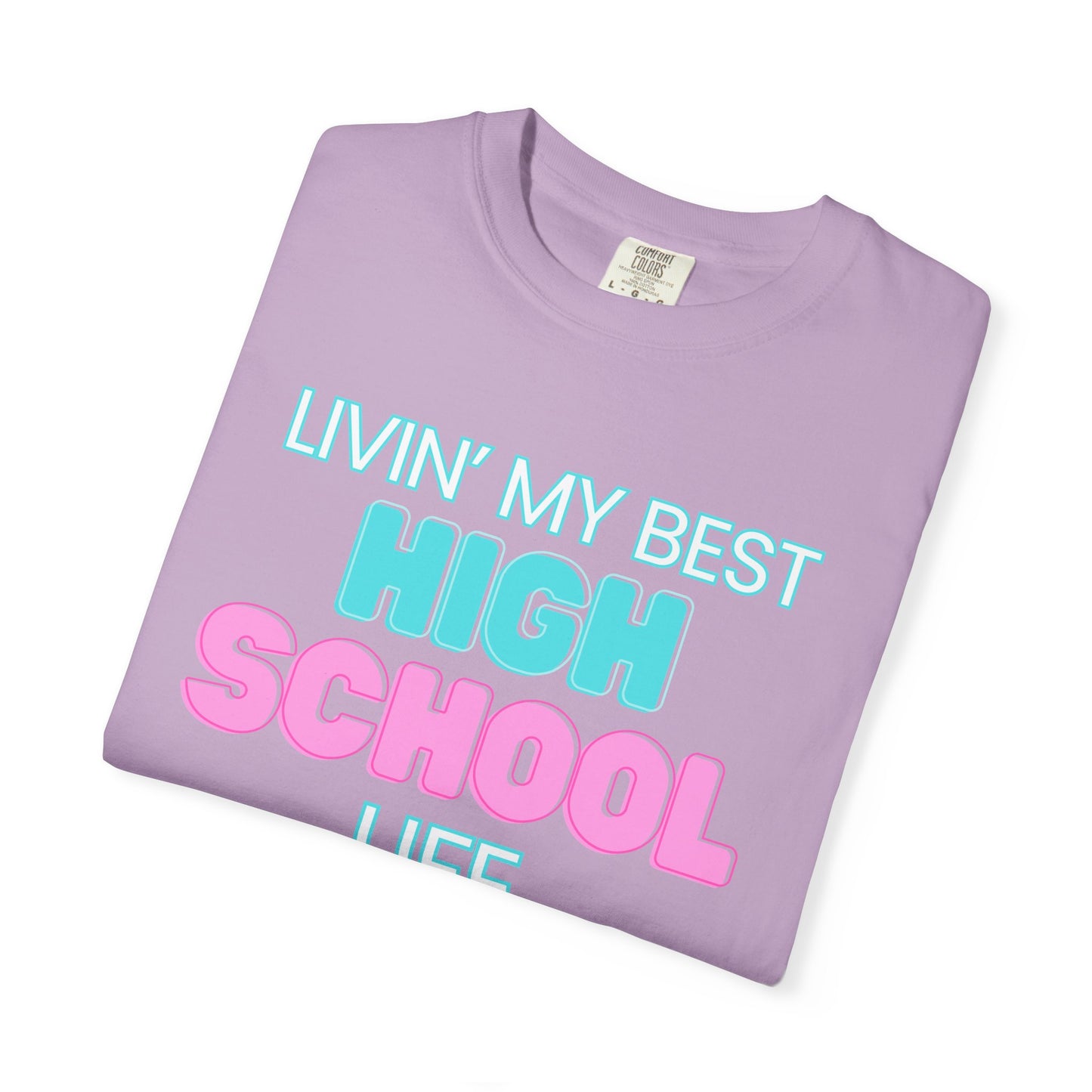 High School Life Unisex Tee, Casual Wear, Gift for Students/Teachers, Trendy T-Shirt, Back to School Apparel