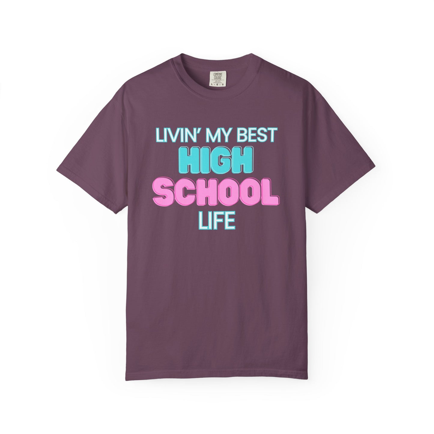 High School Life Unisex Tee, Casual Wear, Gift for Students/Teachers, Trendy T-Shirt, Back to School Apparel