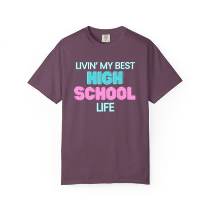 High School Life Unisex Tee, Casual Wear, Gift for Students/Teachers, Trendy T-Shirt, Back to School Apparel