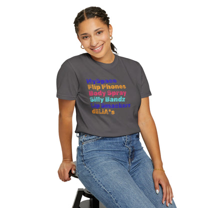 Body Spray; 2000s Nostalgia for the 2000s Girl; Unisex Garment-Dyed T-shirt