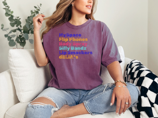 Body Spray; 2000s Nostalgia for the 2000s Girl; Unisex Garment-Dyed T-shirt