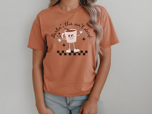 Vintage Coffee-Themed Unisex T-Shirt, Perfect for Coffee Addicts, Gift for Friends, Trendy Graphic Tee, Casual Everyday Wear