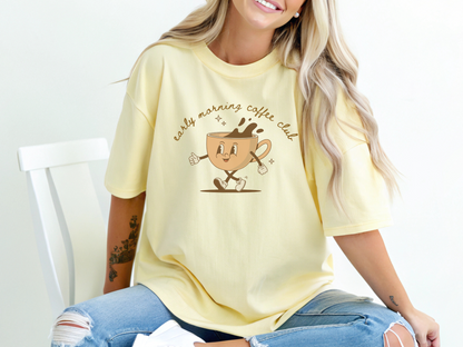 Vintage Coffee-Themed Unisex T-Shirt, Perfect for Coffee Addicts, Gift for Friends, Trendy Graphic Tee, Casual Everyday Wear