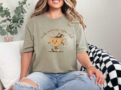 Vintage Coffee-Themed Unisex T-Shirt, Perfect for Coffee Addicts, Gift for Friends, Trendy Graphic Tee, Casual Everyday Wear