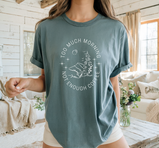 Not Enough Coffee, Casual Wear, Unique Gift, Animal Lover Shirt, Caffeine Addict Tee