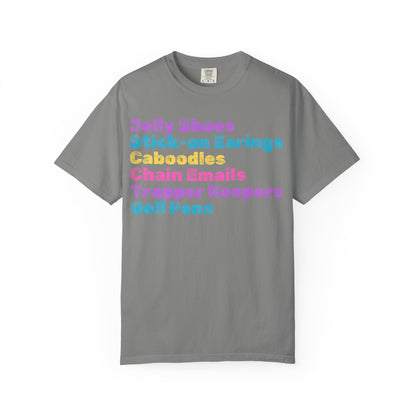 Stick-on Earings; 90s Nostalgia for the 90s Girl; Unisex Garment-Dyed T-shirt
