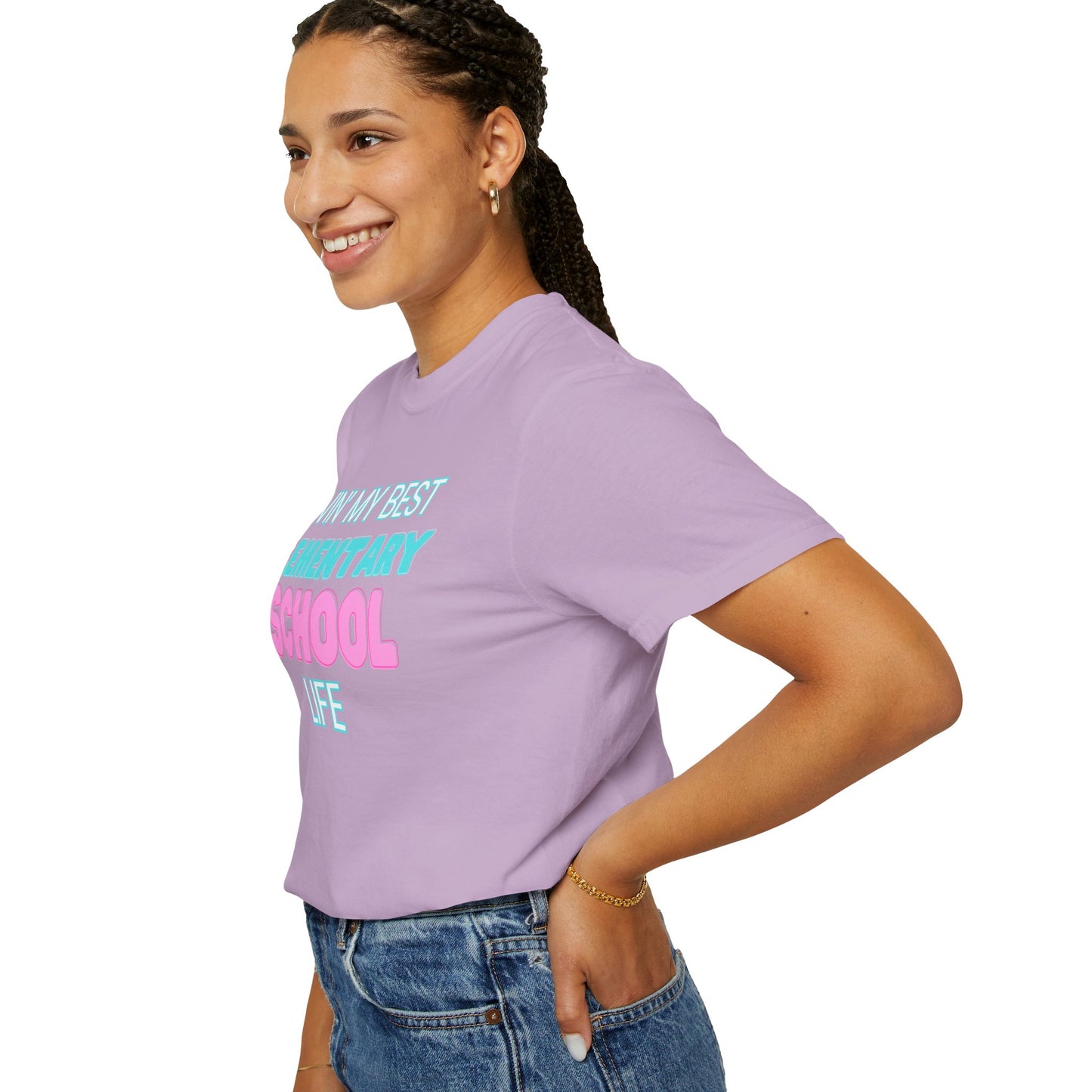 Elementary School Life Unisex Tee, Casual Wear, Gift for Students/Teachers, Trendy T-Shirt, Back to School Apparel