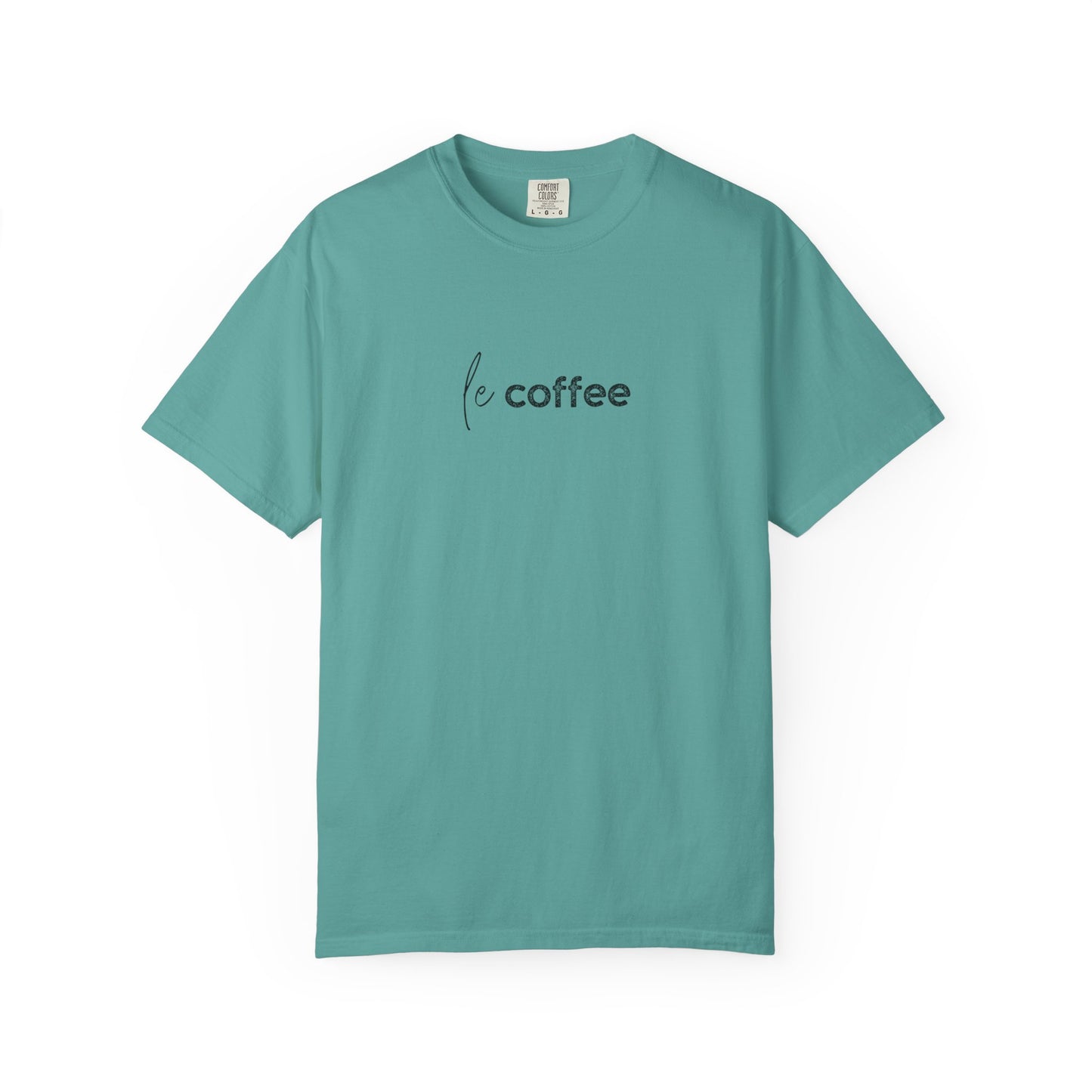 le coffee :: Funny Caffeine Addict Tee :: Caffeine Lover Gift :: Tired Mom Graphic T-shirt :: Real Life Women's Comfort Tee