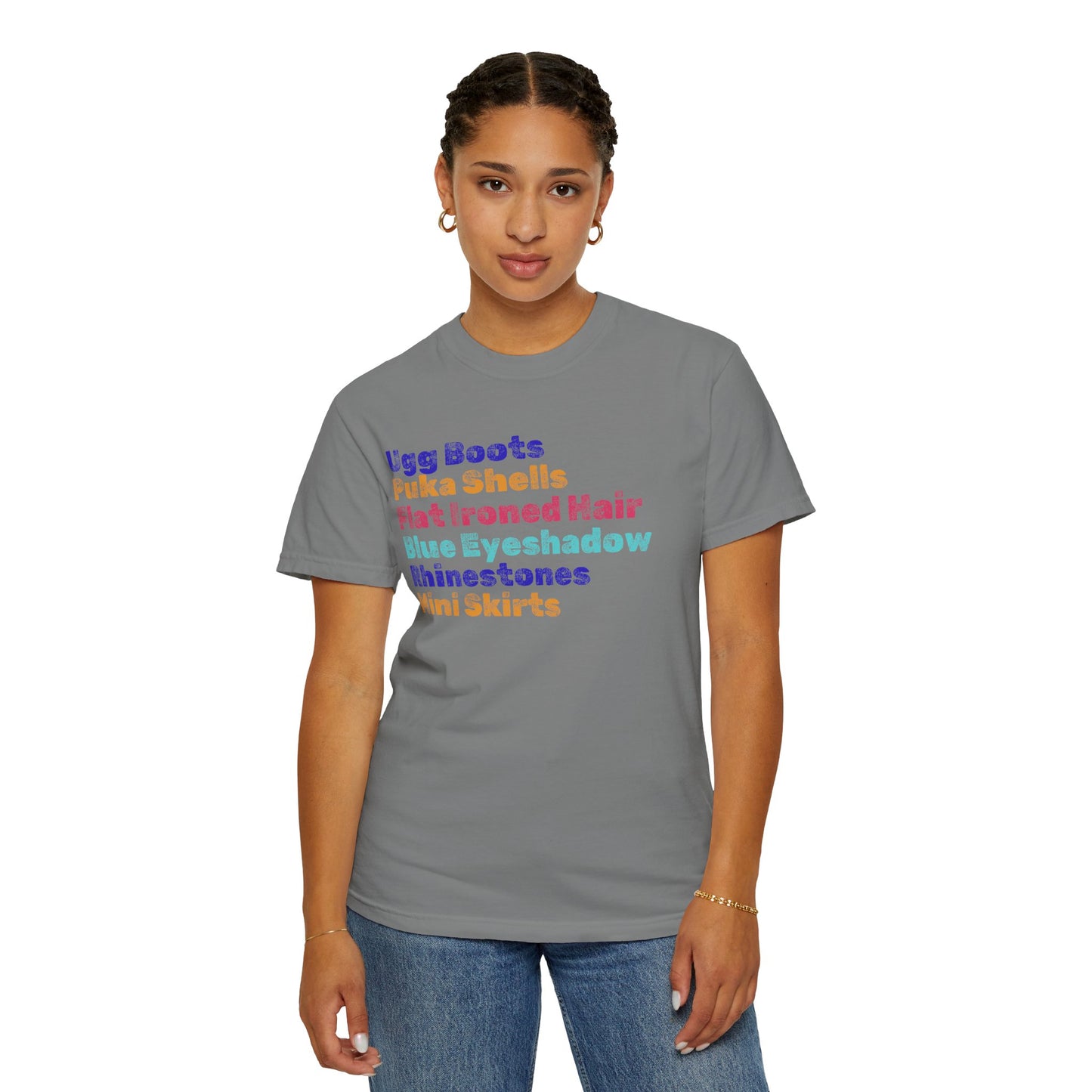 Puka Shells; 2000s Nostalgia for the 2000s Girl; Unisex Garment-Dyed T-shirt