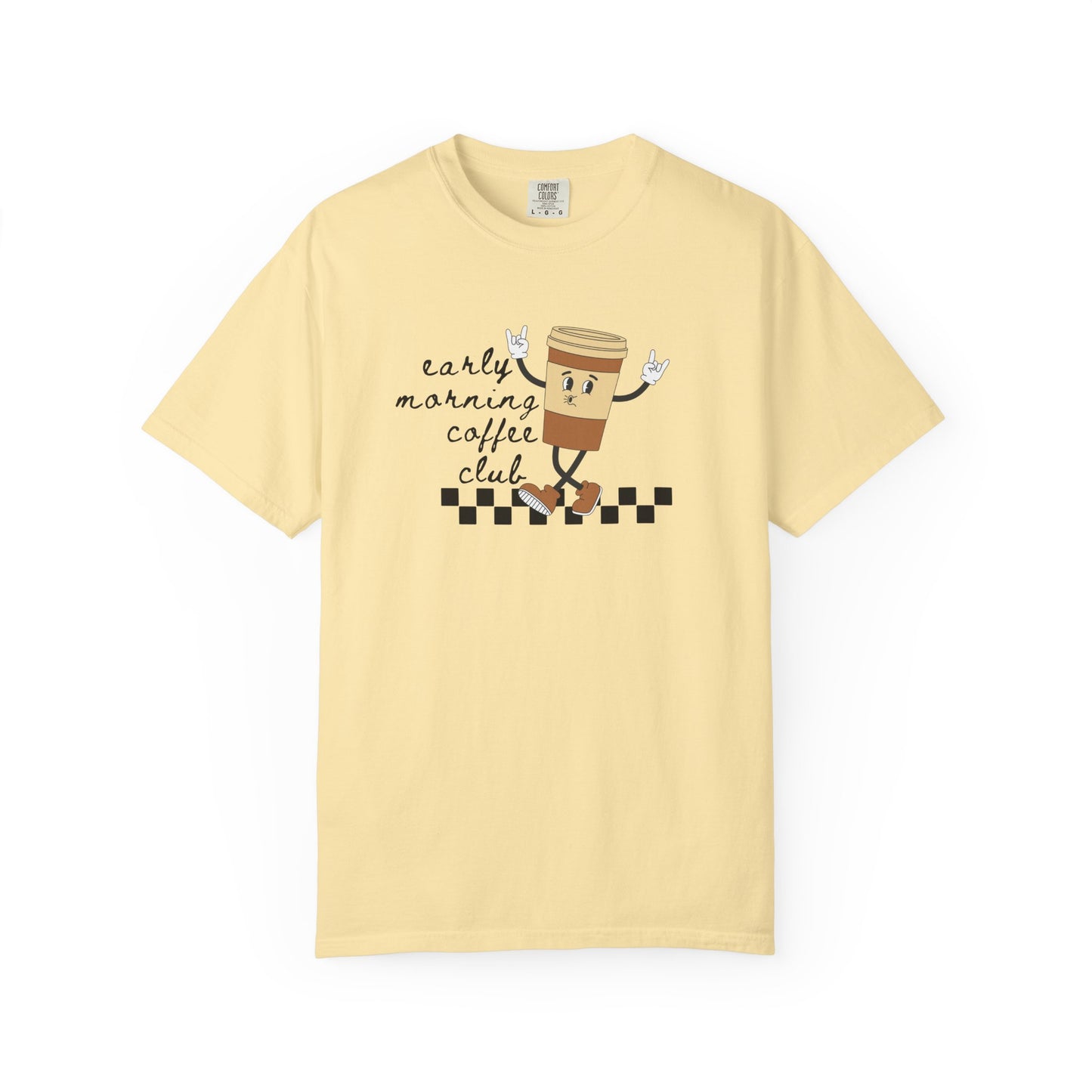 Peace Coffee Vintage Coffee-Themed Unisex T-Shirt, Perfect for Coffee Addicts, Gift for Friends, Trendy Graphic Tee, Casual Everyday Wear